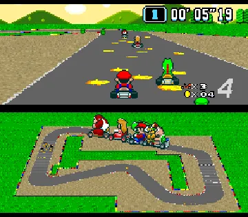 PowerFest 94 - Super Mario Kart (USA) screen shot game playing